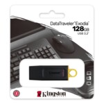 Флеш-накопитель USB 3.2 128GB Kingston DataTraveler Exodia Black/Yellow (DTX/128GB)