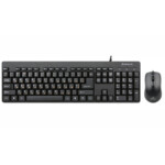 Комплект (клавиатура, мышь) REAL-EL Standard 503 Kit Black USB (EL123100022)