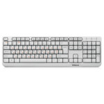 Клавиатура REAL-EL Standard 500 Ukr White (EL123100011)