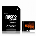 Карта памяти MicroSDXC 64GB Apacer (AP64GMCSX10U8-R)