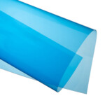 Обложки пластиковые А4 глянец Yulong 180 мкн синие 100 шт (000013175)