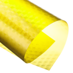 Обложки пластиковые А4 глянец Cube 180 мкн желтые 100 шт (000013408)