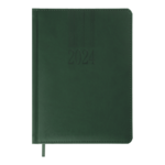 Ежедневник датированный 2024 Buromax Code A5 из искусственной кожи 336 страниц зеленый (BM.2142-04)