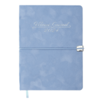 Ежедневник датированный 2024 Buromax VELOUR А5 голубой 336 с (BM.2134-14)