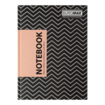 Записная книжка Buromax INSOLITO А5 в клетку 96 листов твердая картонная обложка (BM.24511102-46)