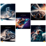 Тетрадь ученическая 48 листов в линию 10 шт (048-3259L)