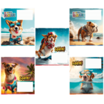 Тетрадь ученическая 18 листов в клетку 25 шт (018-3246K)