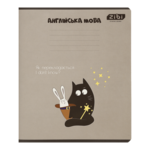 Тетрадь предметная по английскому языку Zibi Crazy Cat в клетку 48 листов (ZB.1703-14)