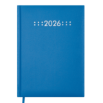 Ежедневник датированный 2026 Buromax Classic A5 из бумвинила с поролоном 336 страниц синий (BM.21121-02)