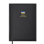 Ежедневник датированный 2026 Buromax Brave A5 из бумвинила с поролоном 336 страниц черный (BM.21125-01)