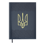 Ежедневник датированный 2026 Buromax Heraldry A5 из искусственной кожи 336 страниц кобальтовый (BM.21128-54)
