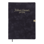 Ежедневник датированный 2026 Buromax Velour A4 из искусственной кожи 336 страниц черный (BM.2771-01)