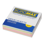 Блок бумаги для записей Buromax Люкс Радуга 90х90х20 мм, склеенный (BM.2240)