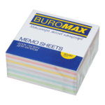 Блок бумаги для записей Buromax Люкс Зебра 90х90х40мм, склеенный (BM.2262)