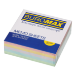 Блок бумаги для записей Buromax Люкс Декор 90х90х30 мм, склеенный (BM.2282)