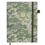 Ежедневник датированный 2026 Buromax Military A5 из искусственной кожи 336 страниц (BM.21134-15)