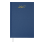 Ежедневник датированный 2027 Buromax Optimal, A5, 320 страниц, синий (BM.2121-02)