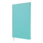 Книга записная Buromax Optimal А5 в клетку 64 листа твердая обложка из бумвинила бирюзовая (BM.25514101-06)