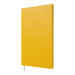 Книга записная Buromax Optimal А5 в клетку 64 листа твердая обложка из бумвинила желтая (BM.25514101-08)