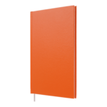 Книга записная Buromax Optimal А5 в клетку 64 листа твердая обложка из бумвинила оранжевая (BM.25514101-11)