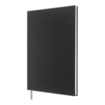 Книга канцелярская Buromax Optimal А4 в клетку 200 листов твердая обложка из бумвинила черная (BM.24419104-01)