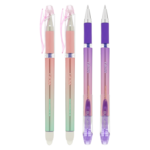 Набор гелевых ручек пиши-стирай Buromax Gloss 0.5 мм синие чернила 4 шт (BM.8312-01.4)