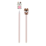 Набор гелевых ручек Пиши-Стирай ZiBi Funny Animals 0.5 мм синяя 2 штуки (ZB.2221.3)