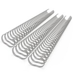 Пружини металеві Agent, 32 мм, срібні, 20 шт (1232081)