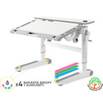 Детский стол Mealux Ergowood M Multicolor TG Energy (BD-800 TG/MC Energy)