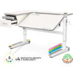 Детский стол Mealux Woodville Multicolor TG Energy (BD-850 TG/MC Energy)