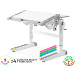 Детский стол Mealux Ergowood L Multicolor W (BD-810 W/MC)