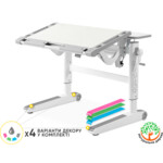 Детский стол Mealux Ergowood L Multicolor TG (BD-810 TG/MC)