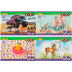 Альбом для рисования А4 12 листов ZiBi 120 г/м2, на скобе (4 шт в блистере) (ZB.1421.4)