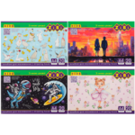 Альбом для рисования А4 20 листов ZiBi 120 г/м2, на скобе (4 шт в блистере) (ZB.1423.4)