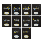 Набор предметных тетрадей ZiBi Black 36 листов в клетку 8 предметов 10 шт (ZB.1730-99)