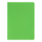 Книга записная Buromax Neon А5, 80 листов в клетку обложка PVC зеленая (BM.24822180-04)