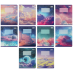 Набор предметных тетрадей ZiBi Clouds 36 листов в клетку 8 предметов 10 шт (ZB.1732-99)