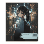 Тетрадь предметная с алгебры ZiBi Anime в клетку 48 листов (ZB.1704-02)
