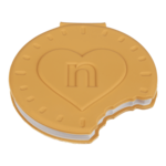 Блокнот ZiBi Cookie 90х90 мм 80 листов нелинованный ароматизированная обложка (ZB.12470-22)