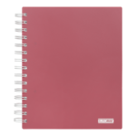 Колледж-блок на пружине Buromax Morandi В5 120 листов в клетку, пластиковая обложка, капучино (BM.24155911-32)