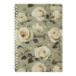 Тетрадь для записей Buromax Arabeski A5 80 листов в клетку, пластиковая обложка (BM.2587-20)