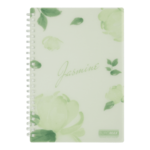 Тетрадь для записей Buromax Arabeski A5 80 листов в клетку, пластиковая обложка (BM.2587-38)