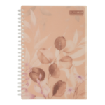 Тетрадь для записей Buromax Arabeski A5 80 листов в клетку, пластиковая обложка (BM.2587-46)