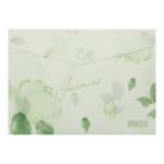 Папка-конверт на кнопці Buromax Arabeski А4, матовий непрозорий пластик (BM.3943-10)