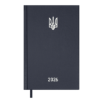 Ежедневник датированный 2026 Buromax Airy A5 из бумвинила 320 страниц синий (BM.21165-02)