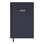 Ежедневник датированный 2026 Buromax Simple A5 из бумвинила 320 страниц синий (BM.21166-02)