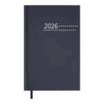 Ежедневник датированный 2026 Buromax Zest A5 из бумвинила 320 страниц синий (BM.21167-02)