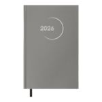 Ежедневник датированный 2026 Buromax Madam A5 из бумвинила 320 страниц серый (BM.21170-09)