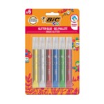 Набор глиттерного клея BIC Metallic Glitter, 6шт (bc893269)