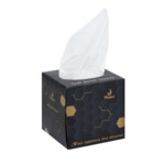 Серветки косметичні 200х200 мм, 80 шт. 2-х сл. в кубі, білі Parus (KP004)